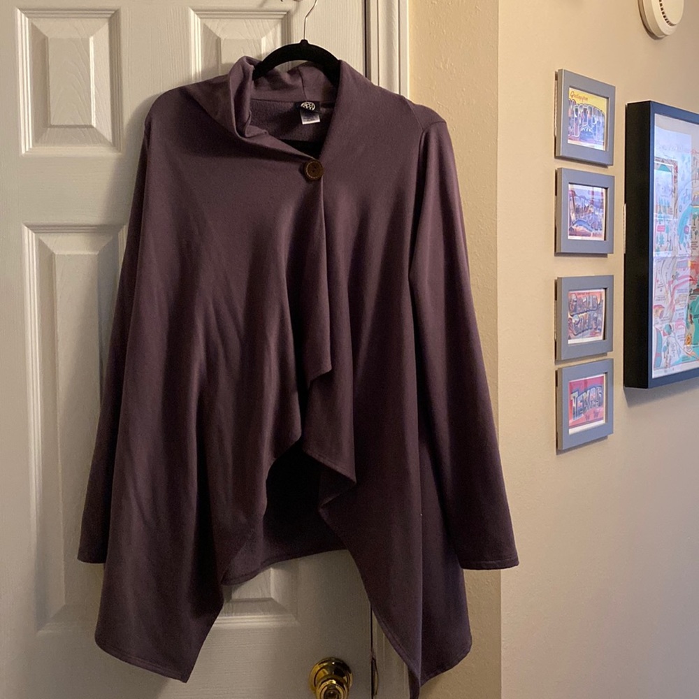 Gently Worn, Bobeau, Dark Gray Cardigan - Size XL